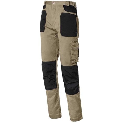 Issaline Stretch 8730 Pantalon de trabajo Beige - negroMBeige - negro M ISO 13688