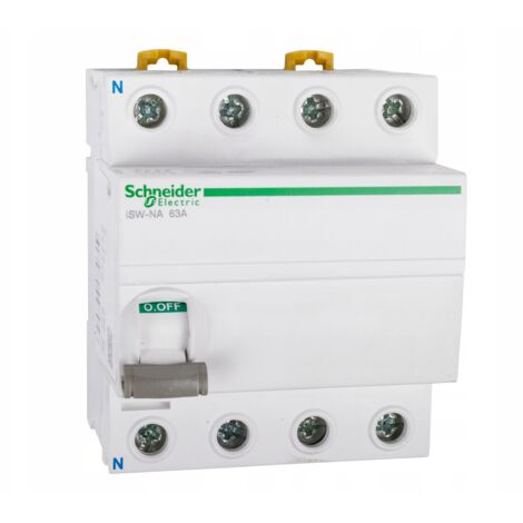ISW-NA INTERRUTTORE SEZIONATORE 63A 3P+N 3Z 4M 415V AC ACTI 9 A9S70763