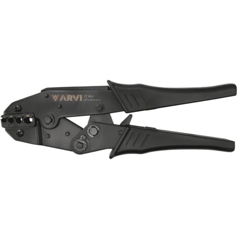 It-40j Pince à Sertir Les Cosses Isolées 0,25 à 6mm² - Longueur 230mm - Arvi