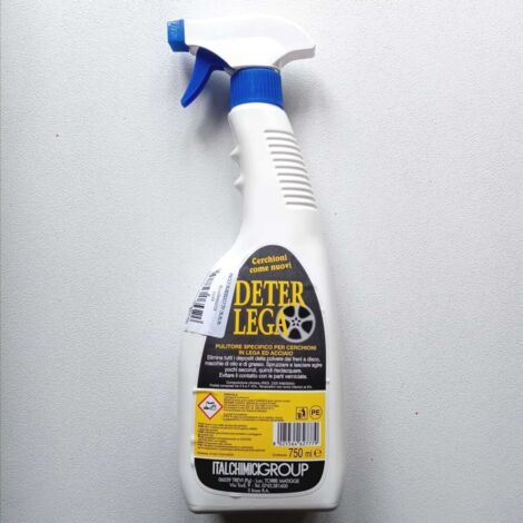 Italchimici deterlega spray 750ml pulitore per cerchioni in lega e acciaio