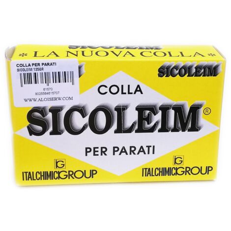 Italchimici sicoleim 125gr colla per carta parati manifesti