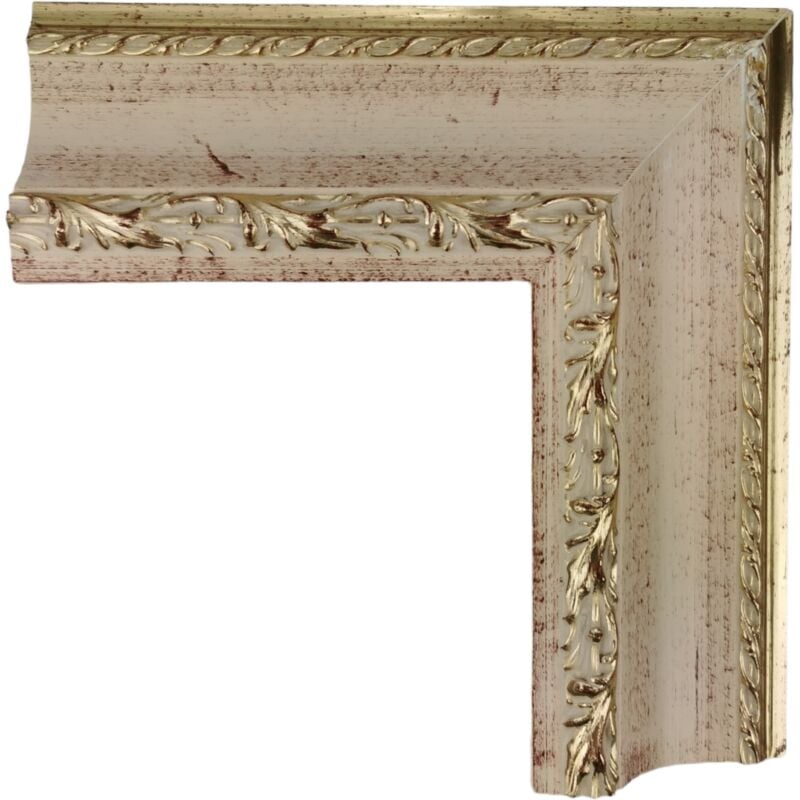 Italia cornici Cadre mural en bois pour tableaux avec cadre rose 50x70 cm fabriqué en Italie