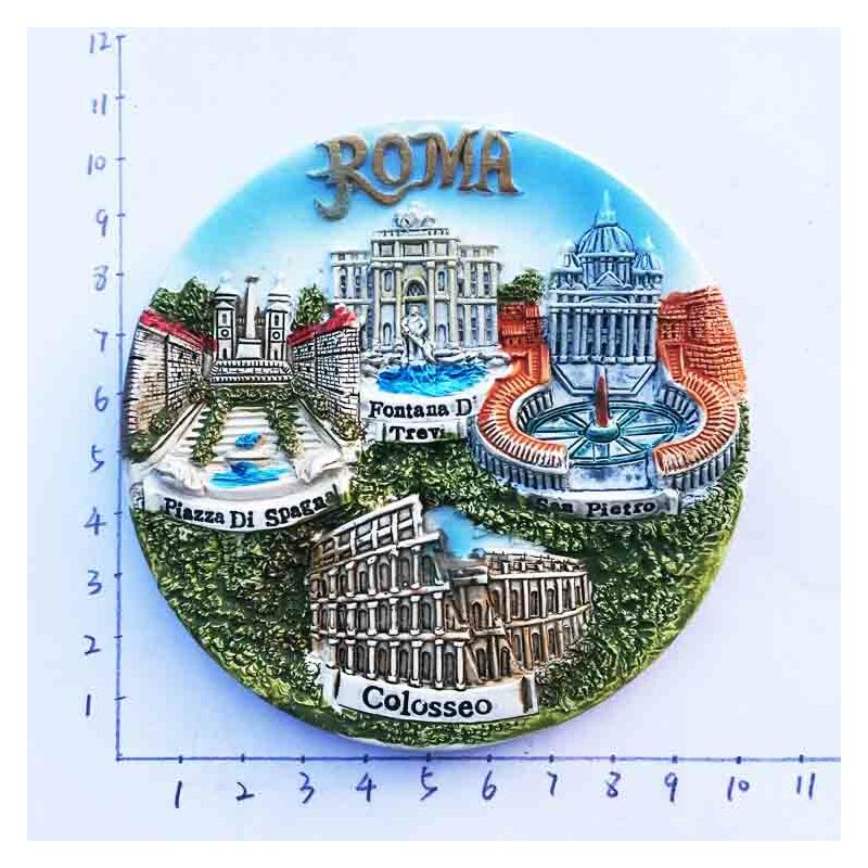 Italia Roma 4 di costruzione magnetico adesivi