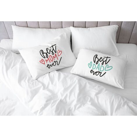 Italian Bed Linen Coppia Federe Stampa Digitale, PRINTED-61, 52 x 82 cm