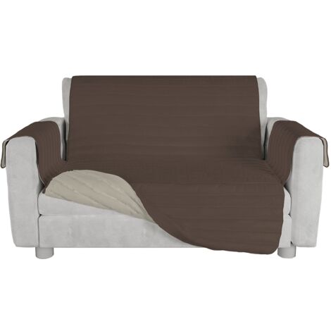 HomeLife 3 Seater Sofa Cover with Armrests Made in Italy Cotton 3 Seater Sofa Co