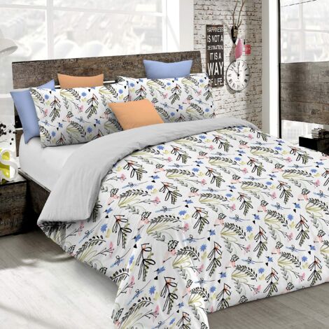Italian Bed Linen CP-FA-Provenza-1P Copripiumino Microfibra, Provenza, Singolo