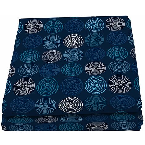 Italian Bed Linen Fantasy Ipnotic Telo Copritutto Stampato 2 Posti, Microfibra