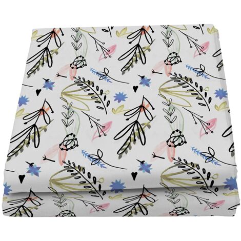 Italian Bed Linen Fantasy Provenza Telo Copritutto Stampato 2 Posti, Microfibra