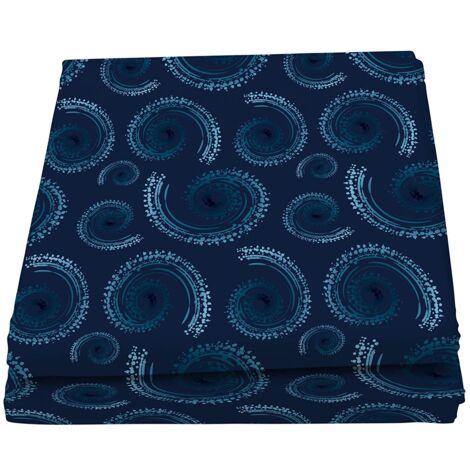 Italian Bed Linen Fantasy Vortex Telo Copritutto Stampato 1 Posto, Microfibra