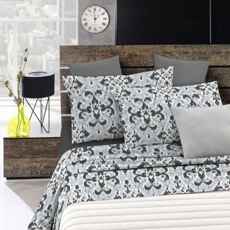 Italian Bed Linen MB Home Italy Fantasy Completo Letto, Microfibra, Decor, Singolo