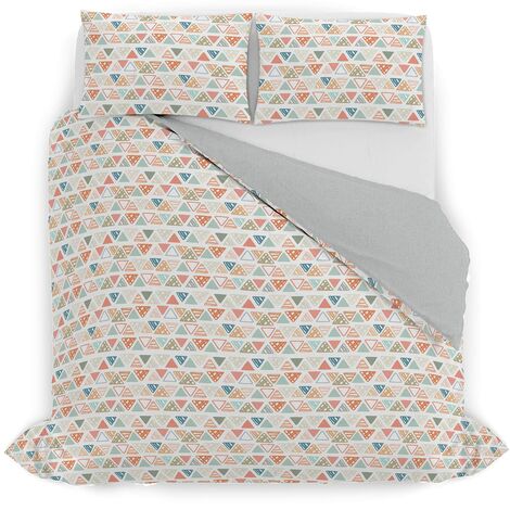 Italian Bed Linen Parure copripiumino Watercolor, 16, Matrimoniale