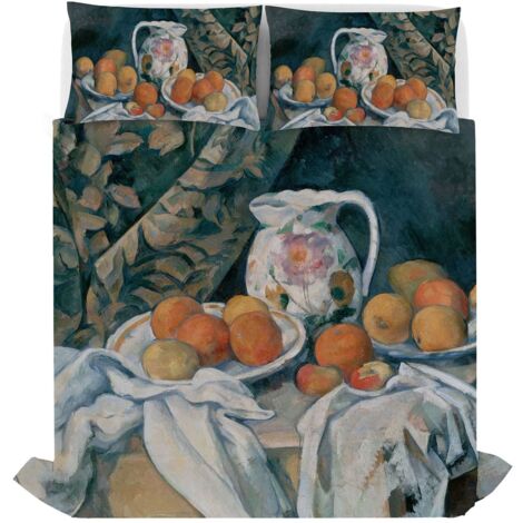 Italian Bed Linen Parure Letto 2 Pst Con Stampa Digitale, Multicolore, 255 X 300 X 1 Cm
