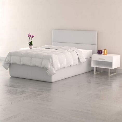 Italian Bed Linen PIUMINO INVERNALE ALASKA, Bianco, Piazza e mezza 200x200cm