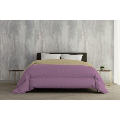 Italian Bed Linen Piumino Invernale, Rosa/Beige, 2 Posti, 250 x 200 cm