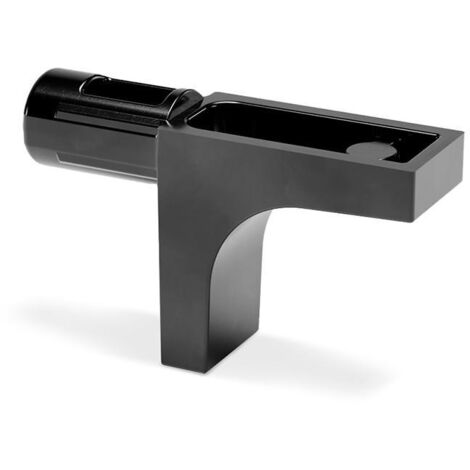 ITALIANA FERRAMENTA soporte estante cristal k-line acabado níquel negro