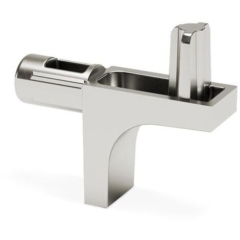 ITALIANA FERRAMENTA soporte estante madera k-line acabado niquel