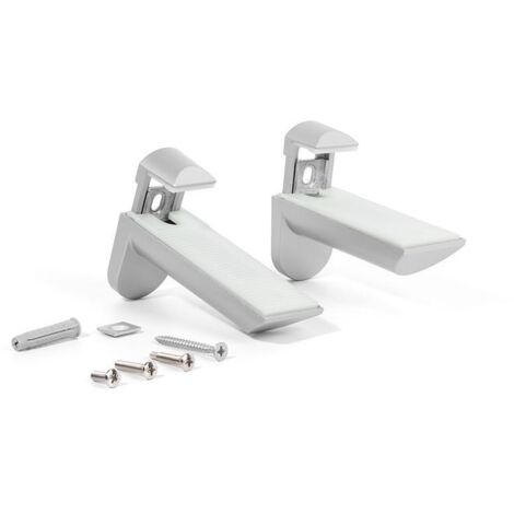 ITALIANA FERRAMENTA soporte estante mural kaiman maxi r9006 (2unidades)