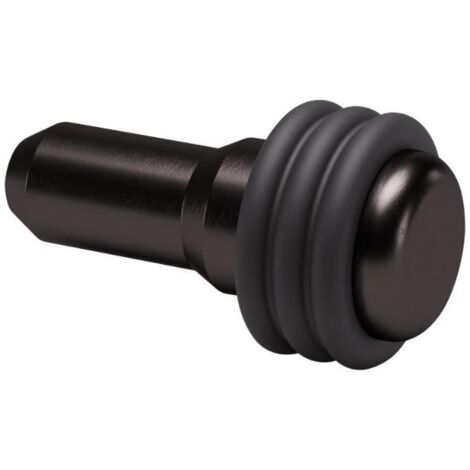 ITALIANA FERRAMENTA soporte estante or d5-10 l18 negro con goma - (caja 200)
