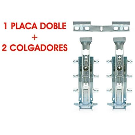 ITALIANA FERRAMENTA spider juego colgador oculto zincado. con placa.