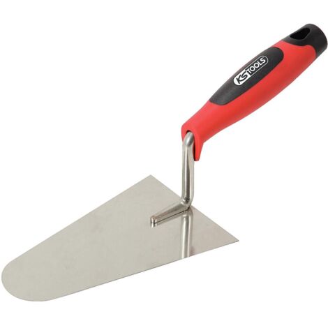 Italienischer Rundspachtel - Edelstahlklinge - Zweikomponentengriff - 200 mm