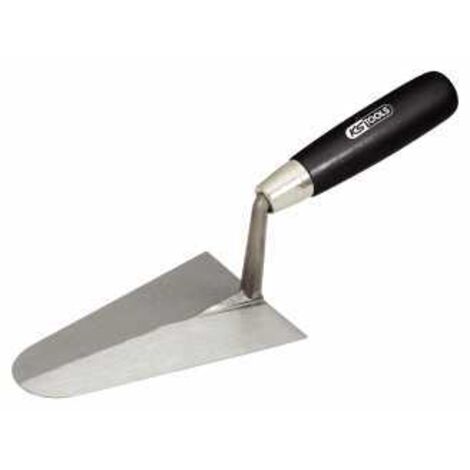Italienischer Rundspachtel - Stahlklinge - Holzgriff - 220 mm