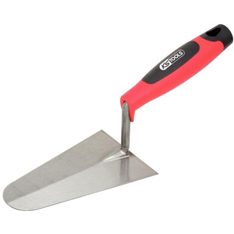 Italienischer Rundspachtel - Stahlklinge - Zweikomponentengriff - 160 mm