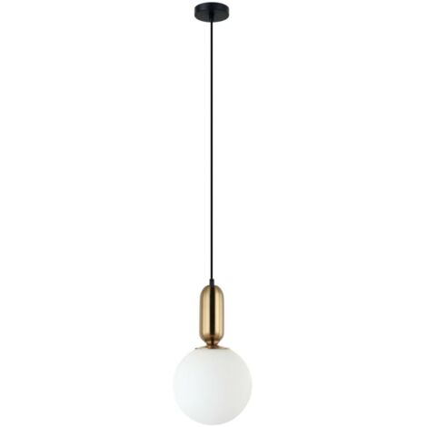 Italux Aldeva Lámpara de techo colgante moderna de 1 luz, globo, E27
