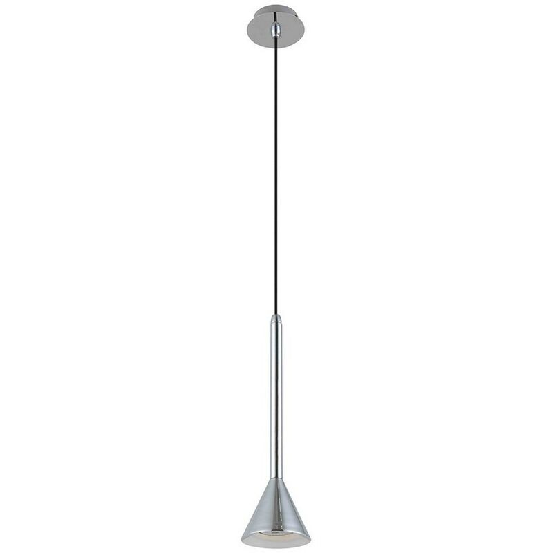 Image of Italux Anela SN - Sospensione Moderna Sospesa Nickel Satinato 1 Luce LED, GU10