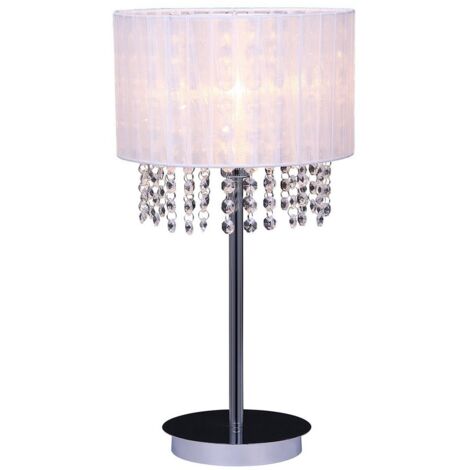 Italux Astra WH - Lampe de table blanche 1 lumière, E14