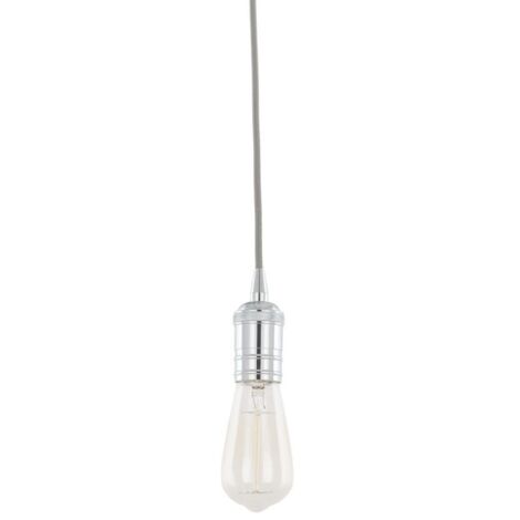 Italux Atrium - Moderne Hängelampenhalter Chrom 1 Leuchte, E27