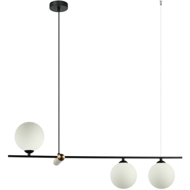 Italux - Barletta Plafonnier suspendu moderne à 3 lumières, G9 Italux - Barletta Plafonnier suspendu moderne à 3 lumières, G9
