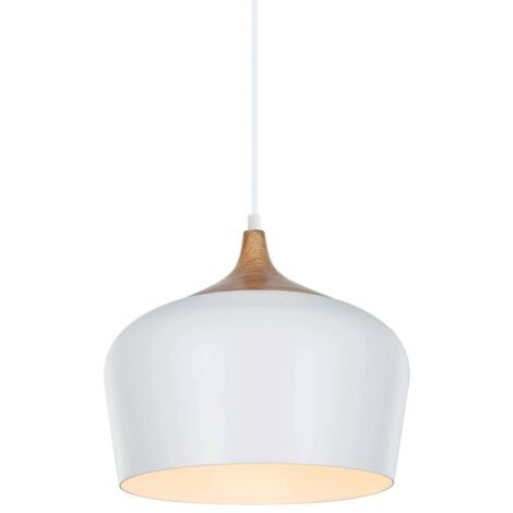 Italux Britta - Sospensione Moderna a Sospensione Bianca 1 Luce, E27