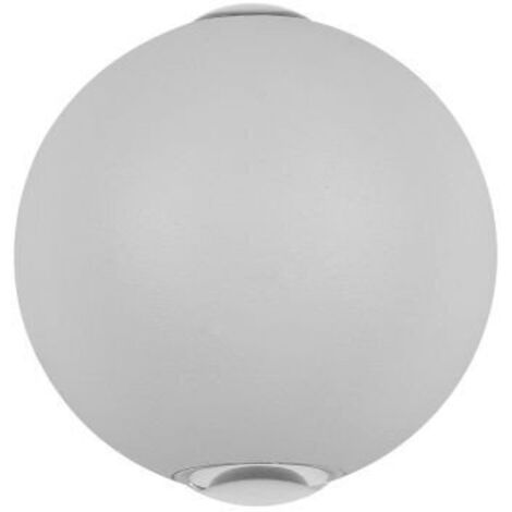 Italux Carsoli - Applique Murale Extérieure LED Moderne Blanc, Blanc Chaud 3000K 140lm, IP44
