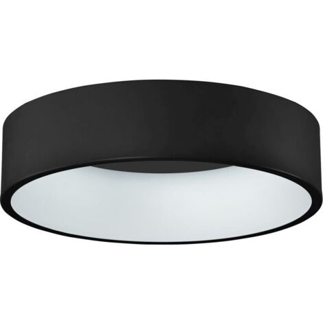 Italux Chiara - Plafonnier LED Moderne Noir, Blanc Chaud 3000K 2310lm