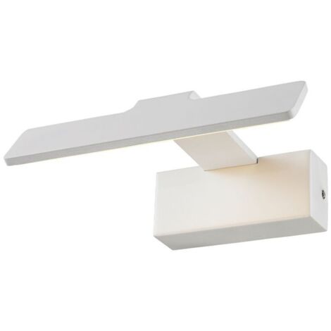 Italux Corto - Applique moderna a LED bianca, bianco caldo 3000K 420lm