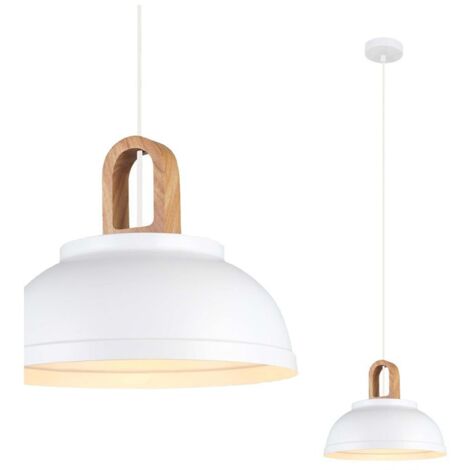 Italux Danito - Sospensione Moderna a Sospensione Bianca 1 Luce, E27