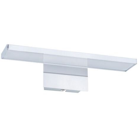Italux Elena - Lampada da quadro moderna a LED cromata, bianco caldo 3000K 400lm