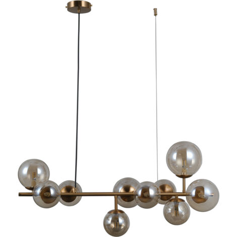 Italux Frontera Moderne 10-flammige Pendel-Deckenleuchte, G9