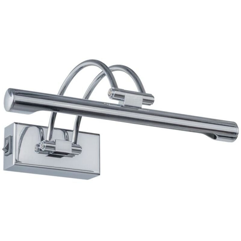 Italux - High - Lampada da quadro moderna a led cromata, bianco caldo 3000K 240lm