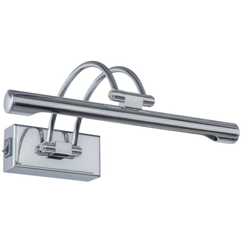 Italux - High - Lampada da quadro moderna a led cromata, bianco caldo 3000K 240lm