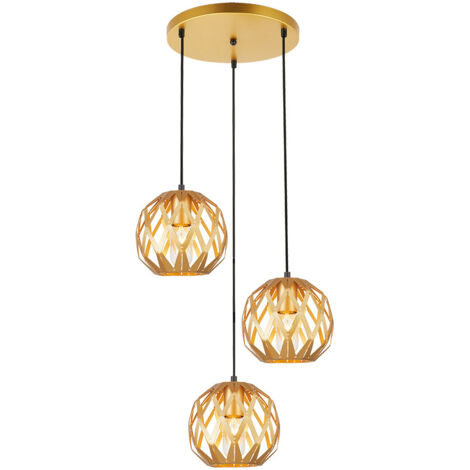 Italux Hilo Lámpara de techo colgante moderna de 3 luces, E27