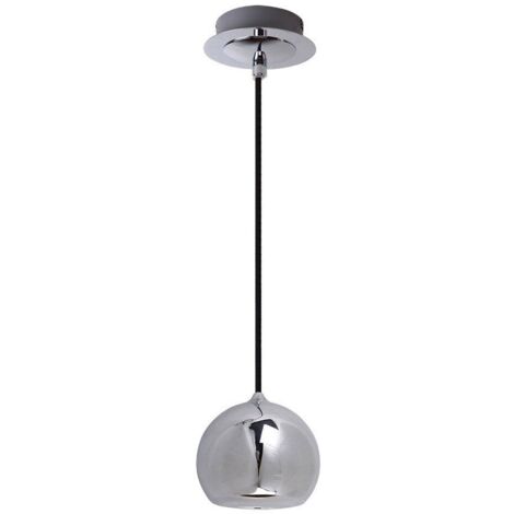 Italux James Lámpara de techo colgante de cúpula moderna de 1 luz, GU10