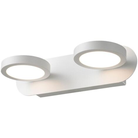 Italux Kendra - Moderna lampada da parete a LED bianca, bianco caldo 3000K 630lm