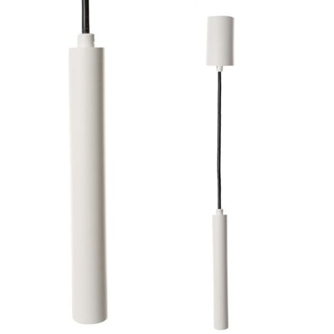 Italux Kilian - Lámpara colgante LED técnica moderna blanca, blanco cálido 3000K 120lm