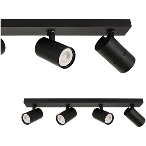 Italux Laconi Barre de plafonnier moderne à 4 ampoules, GU10