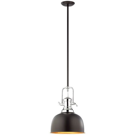 Italux Laredo Industrielle, 1-flammige Retro-Kuppel-Pendel-Deckenleuchte, E27