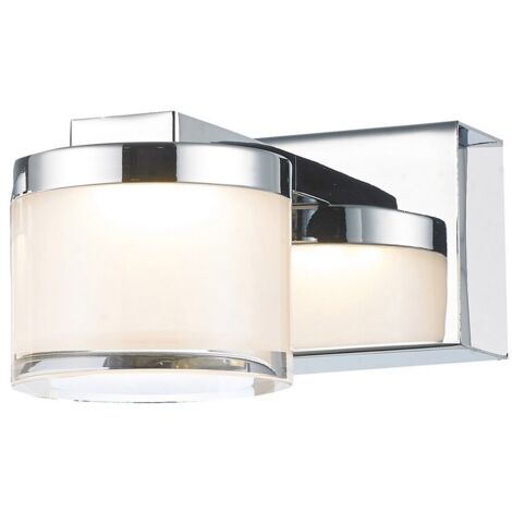 Italux Lopez - Applique Murale LED Moderne Chrome, Blanc Chaud 3000K 210lm