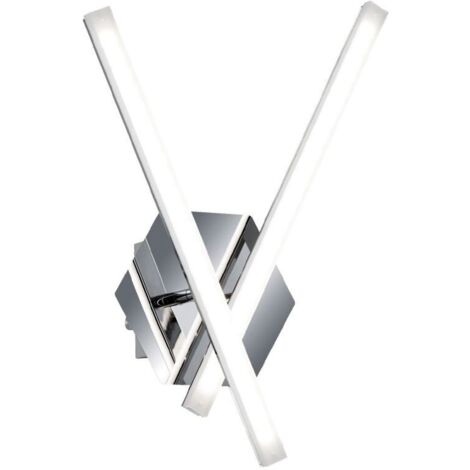 Italux Lucio - Moderne LED Wandleuchte Chrom, Warmweiß 3000K 1000lm