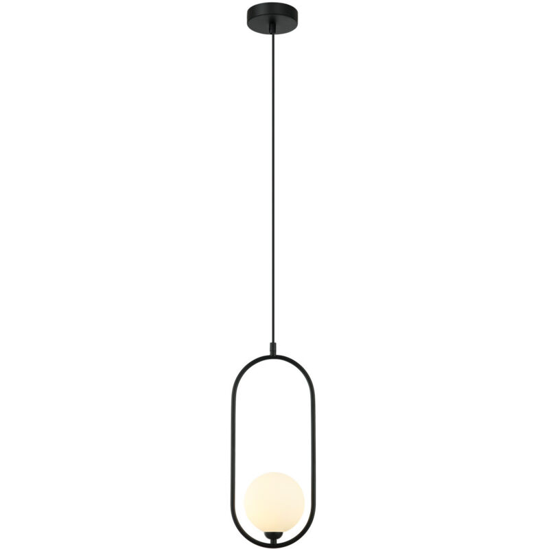 Italux - Lupus Plafonnier suspendu moderne à 1 lumière, G9 Italux - Lupus Plafonnier suspendu moderne à 1 lumière, G9