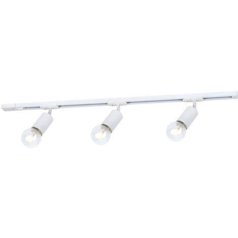 Italux Marvi Barre de spots de plafond moderne à 3 lumières, E27
